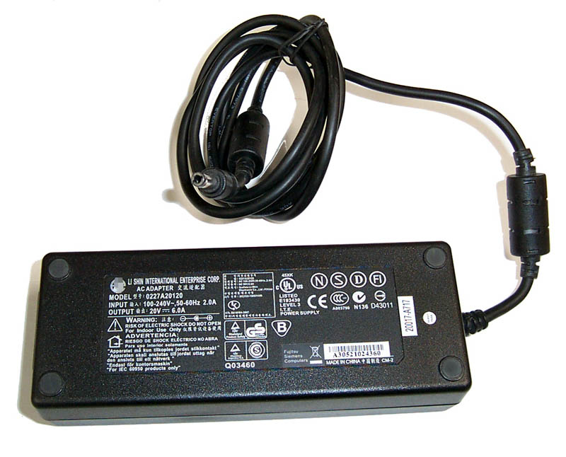 NEW Original 0227A20120 LI SHIN 20V 6A 120W Laptop AC Adapter